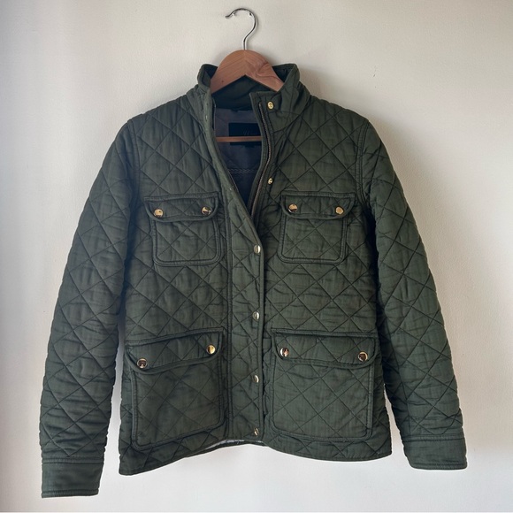 J.Crew Womens Quilted Downtown Field Jacket Small - Picture 12 of 12